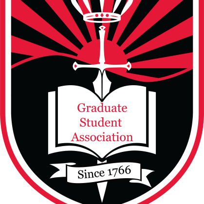 Rutgers Student Association shield in red, white and black