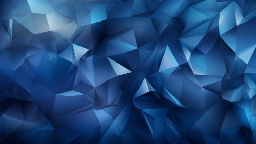 Blue abstract triangles