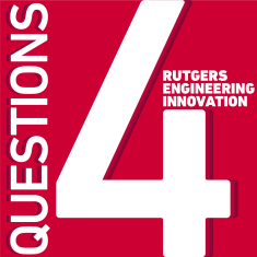 Four questions graphic in white letters against a red background.